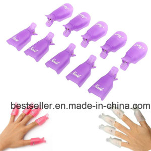 Lowest Price 10PC Plastic Nail Art Soak off Cap Clip UV Gel Polish Gel Nail Polish Remover Wrap